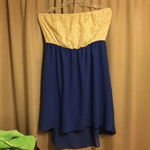 Strapless dress